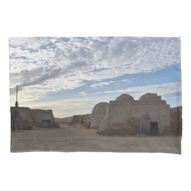 Mos Espa on planet Tatooine Pillowcase (Front)