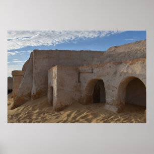 Mos Espa on planet Tatooine  Poster