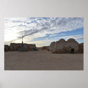 Mos Espa on planet Tatooine  Poster