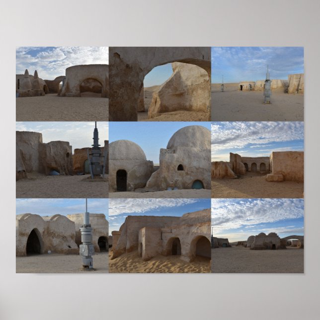Mos Espa on planet Tatooine Poster (Front)