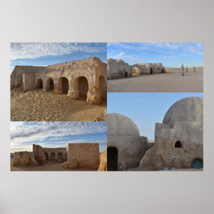 Mos Espa on planet Tatooine  Poster