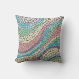 Mosaic 11 throw pillow