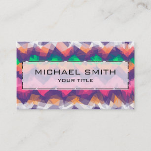 Mosaic Abstract Art #15 Business Card