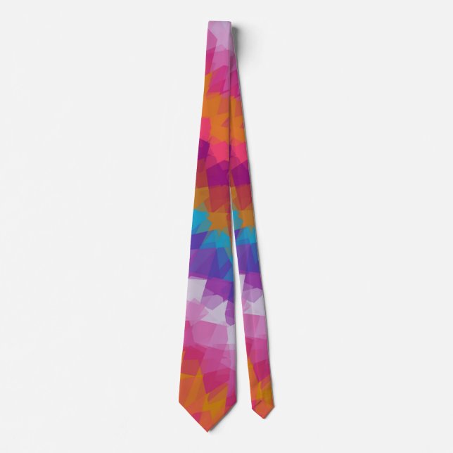 Mosaic Abstract Art #94 Tie (Front)