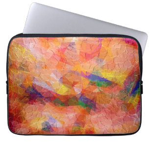 Mosaic Abstract Art Modern Geometric Pattern 16 Laptop Sleeve