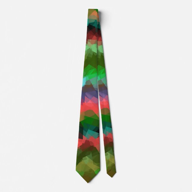 Mosaic Abstract Art Tie (Front)