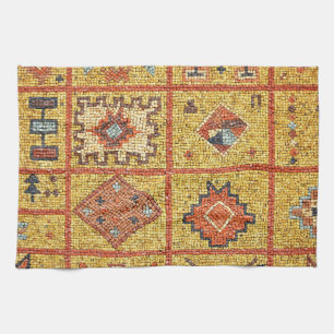 mosaic arab decoration architecture morocco islam kitchen towel