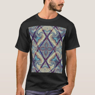 Mosaic Art: Rhombus Tile Pattern T-Shirt