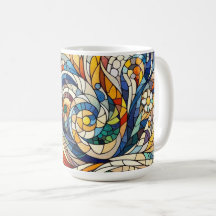 Mosaic Art Style Mug