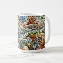 Mosaic Art Style Mug