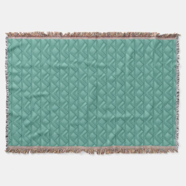 Mosaic Background Throw Blanket (Front)