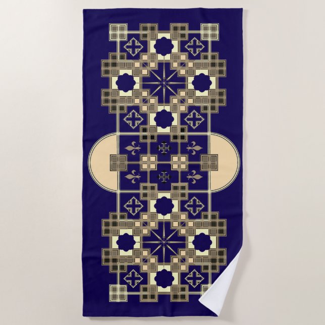 Mosaic Beach Towel (Front)