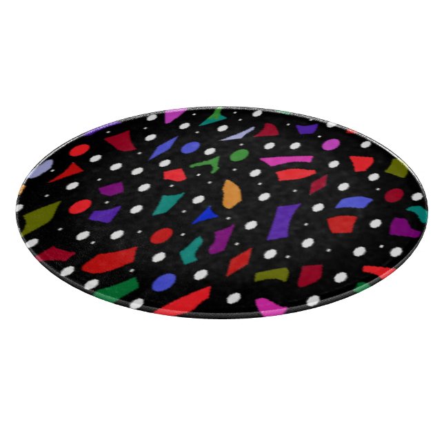 Mosaic bits and pieces pattern art       cutting board (Corner)