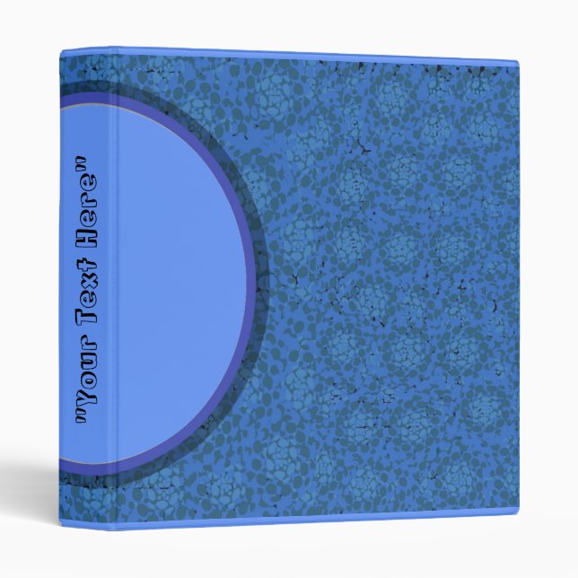 Mosaic Blue Binder (Front/Spine)