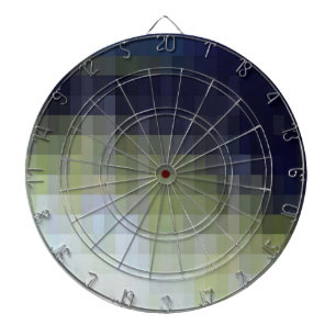 Mosaic Blue-Green Design Dartboard