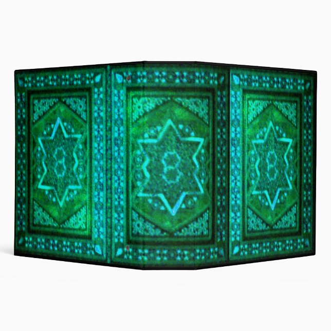 Mosaic Box Green Binder (Background)
