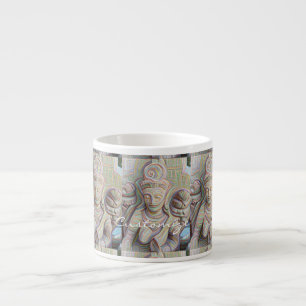 Mosaic buddha statue Thunder_Cove Espresso Cup