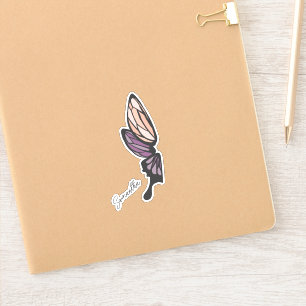 Mosaic Butterfly Custom Name