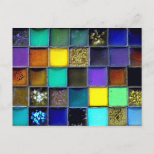 Mosaic Ceramic Tile Blank Postcard Customize