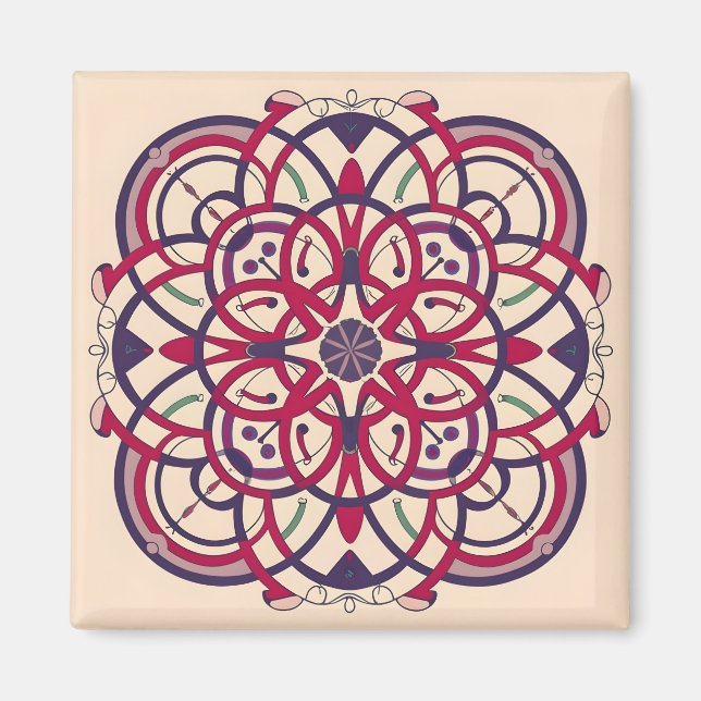 mosaic cercle magnet (Front)