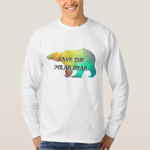 MOSAIC COLOR POLAR BEAR(SAVE THE POLAR BEAR) T-Shirt