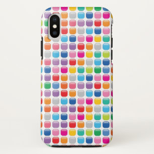 Mosaic Colourful Rainbow Dots Art Phone Casing Case-Mate iPhone Case