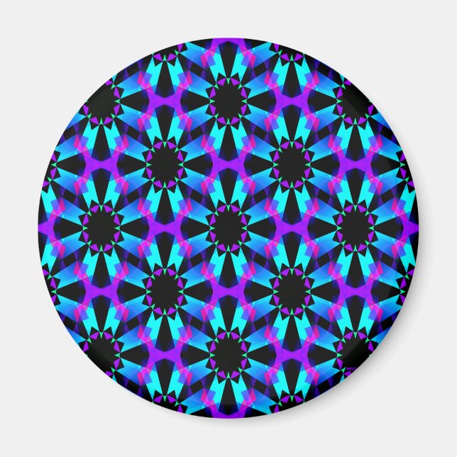 Mosaic de fleur..... magnet (Front)