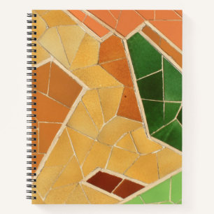 Mosaic decoration notebook