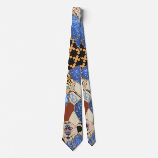 Mosaic decoration tie (Front)