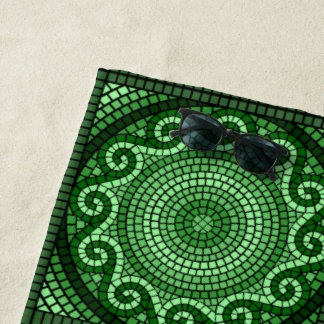 Mosaic Design Beach Towel