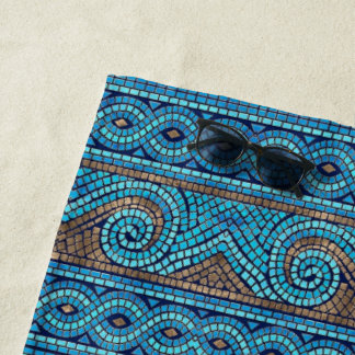 Mosaic Design Beach Towel