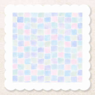 Mosaic design paper coaster