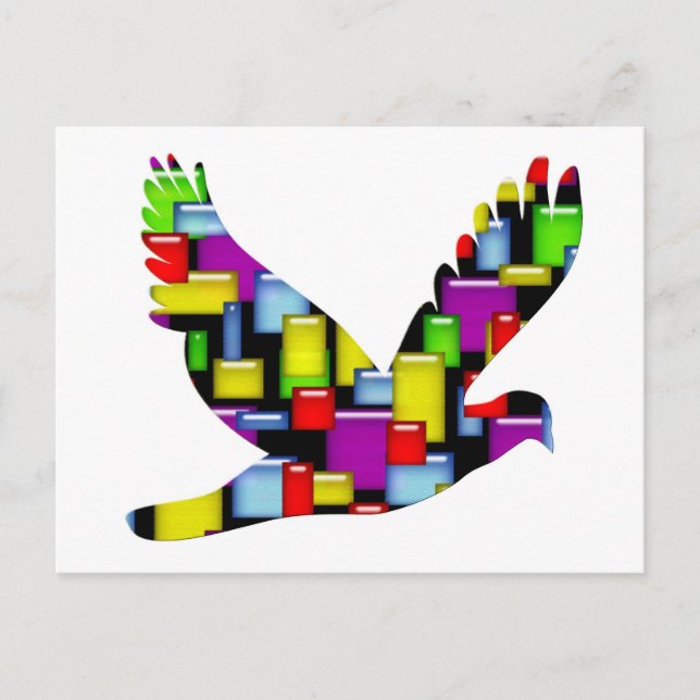 mosaic dove postcard (Front)