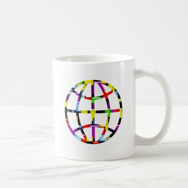 mosaic earth coffee mug (Right)