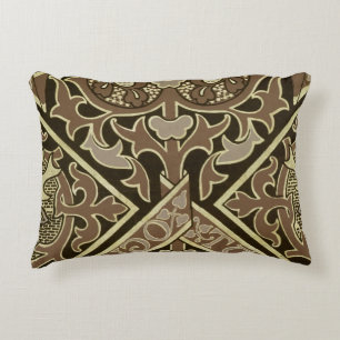 Mosaic ecclesiastical wallpaper design decorative pillow