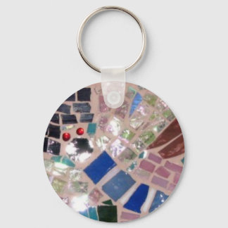 Mosaic Fireflies Keychain