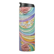 Mosaic floral colours