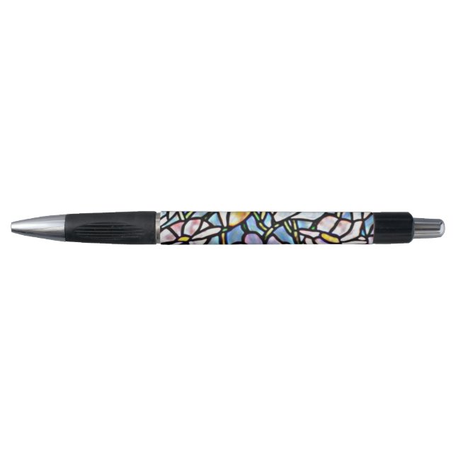 Mosaic Floral Tiles Pen (Front)