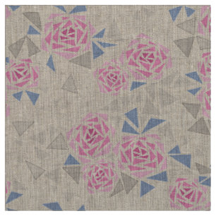 Mosaic, flowers fabric