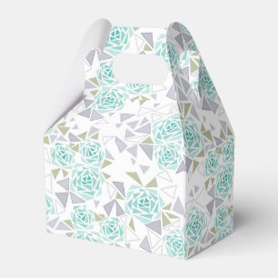 Mosaic, flowers favor box