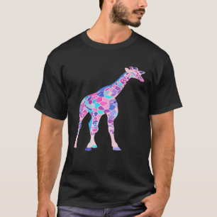 Mosaic Giraffe Art Graphic Unisex T-Shirt