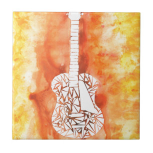 Mosaic Guitar Tile