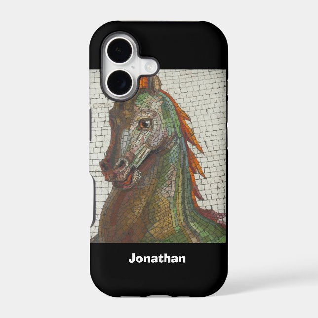 Mosaic Horse, Name,  (Back)