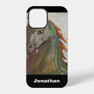 Mosaic Horse, Personalized Name, iPhone 12 Pro Case