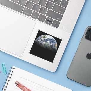 Mosaic Image Of Planet Earth With 3 Hurricanes