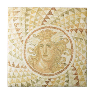 Mosaic in Athens, Greece Tile