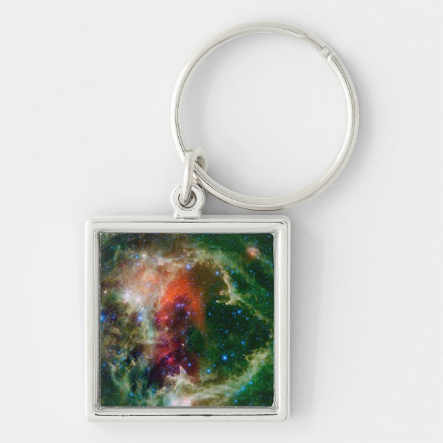 Mosaic is of the Soul Nebula Keychain (Front)