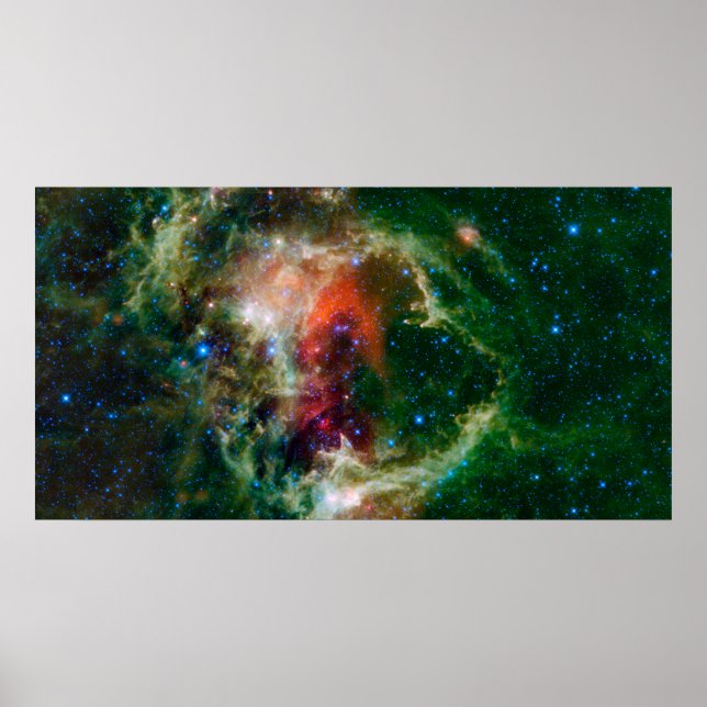 Mosaic is of the Soul Nebula Poster (Front)