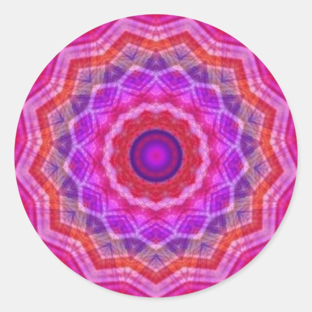 Mosaic Kaleidoscope  Sticker (Front)