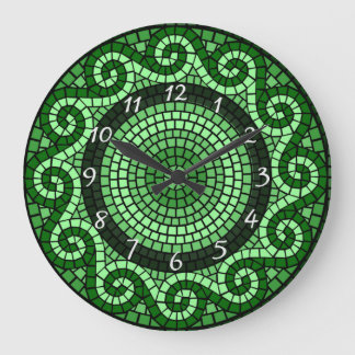 Mosaic Large Clock